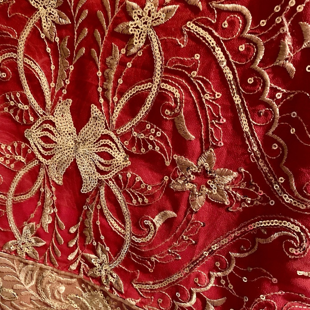 Saree/Sari with matching stitched blouse